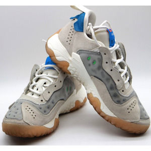 Nike Mens Air Jordan Delta 2 Smoke Grey Orange Blue Sneaker CV8121-00 Size 9